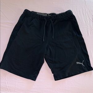 Puma Black Athletic Shorts (size L)